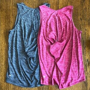🍋LIKE NEW Lululemon 2Pc Workout Tank Tops